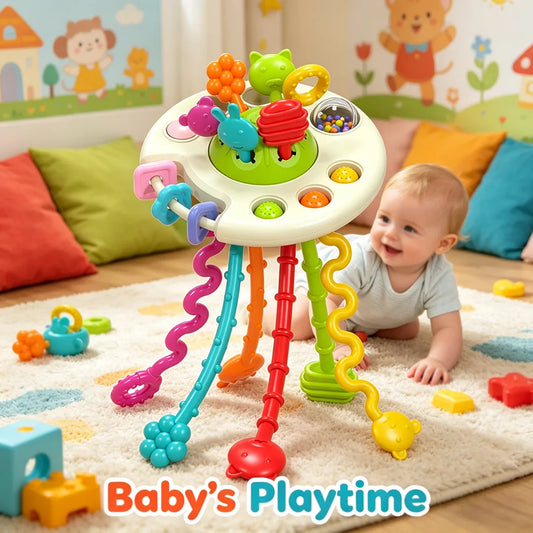 Sensory Play Teething Rattle