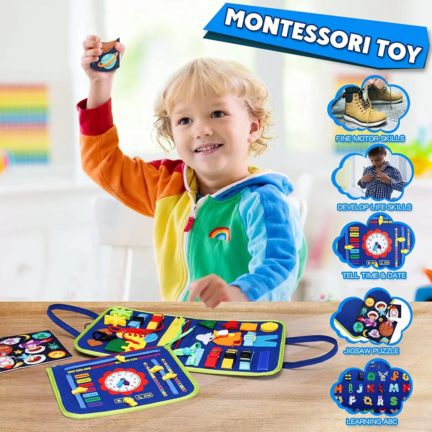 Montessori Sensory Play Board